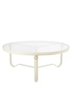 Adnet Coffee Table Ø100 cm, cream fra GUBI