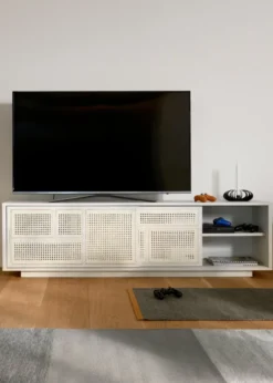 Air Sideboard Low, white/Grey fra Design House Stockholm