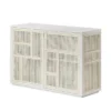 Air Sideboard, white/cane fra Design House Stockholm