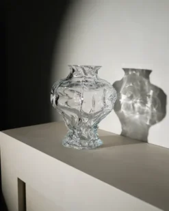 Ammonit Vase, clear fra Hein Studio