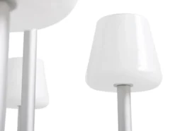 Apollo Chandelier 745, hvid opalglas fra Hay