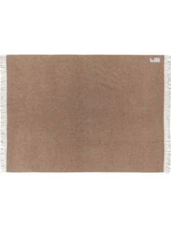 Arequipa Plaid, walnut brown fra Silkeborg Uldspinderi