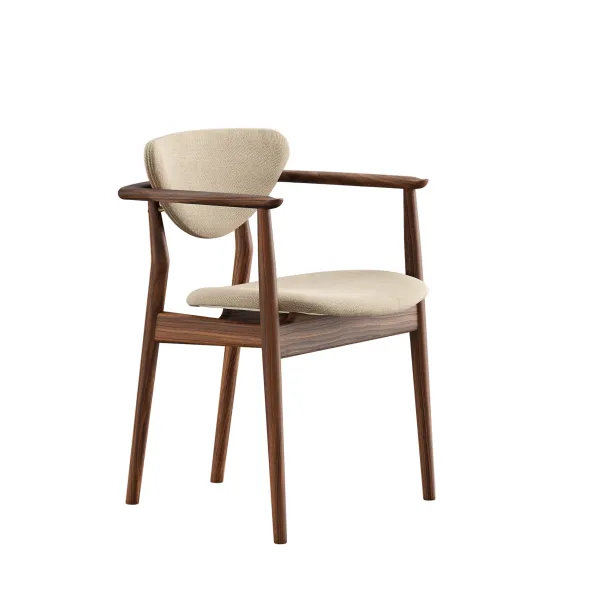 109 Armchair, valnød af Finn Juhl
