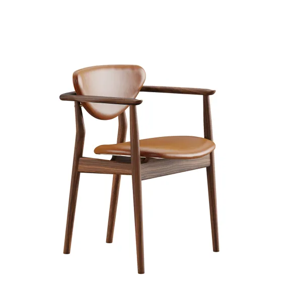 109 Armchair, valnød af Finn Juhl