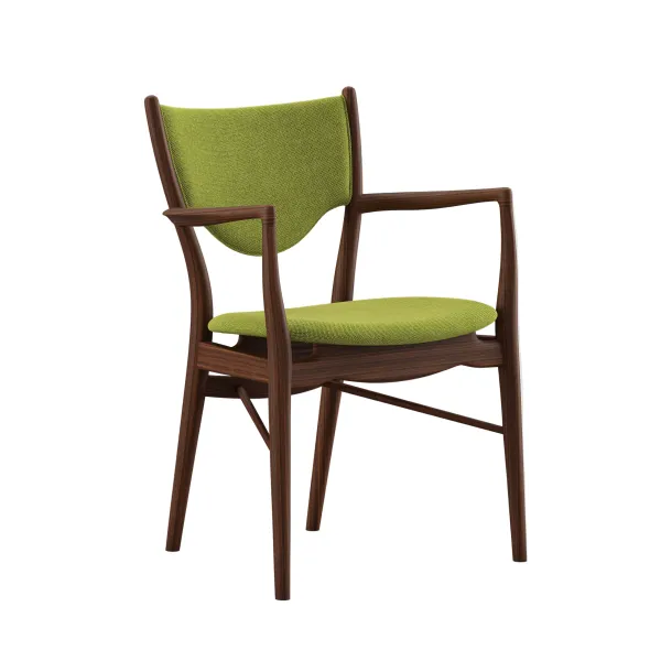 46 Armchair, valnød af Finn Juhl