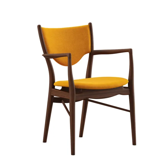 46 Armchair, valnød af Finn Juhl
