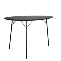 Arne Jacobsen Signatursæt: Special Edition Æggebordet m. 3 Myren Stole - Sort