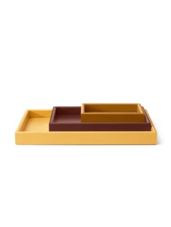 Arrange Trays TRSET2, amber/masala/acacia fra Montana