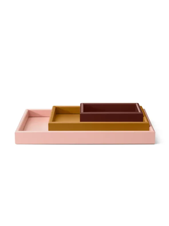 Arrange Trays TRSET2, amber/masala/ruby fra Montana