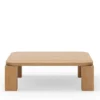Atlas Sofabord 820x820, Natural Oak fra New Works