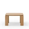 Atlas Sofabord 600x600, Natural Oak fra New Works