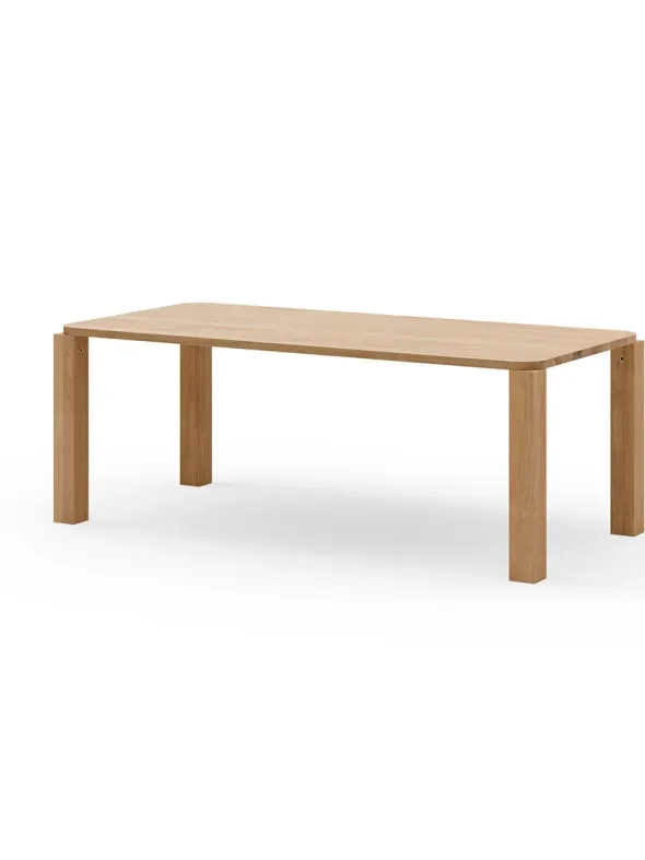 Atlas Spisebord 2000x950, Natural Oak fra New Works