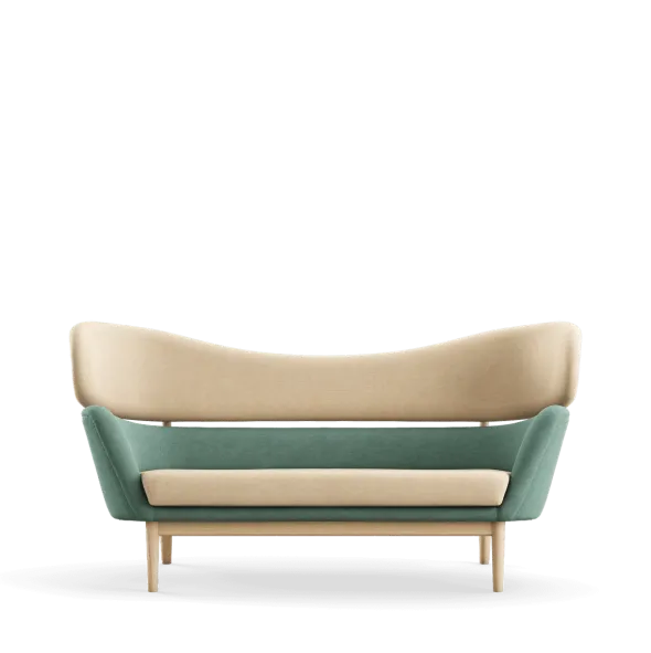 Baker sofa, eg klar olie af Finn Juhl