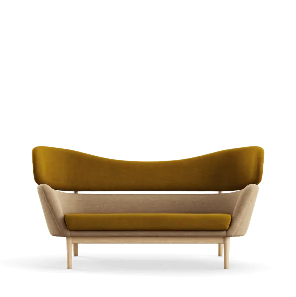 Baker sofa, eg klar olie af Finn Juhl