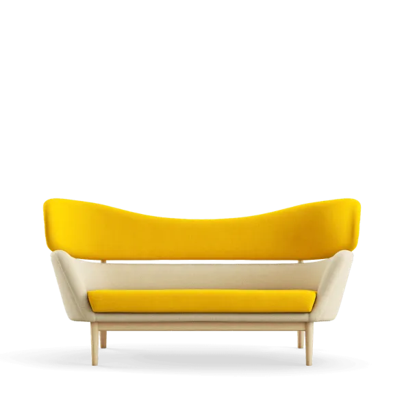 Baker sofa, eg klar olie af Finn Juhl