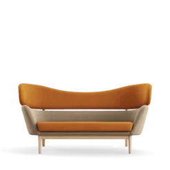 Baker sofa, eg klar olie af Finn Juhl
