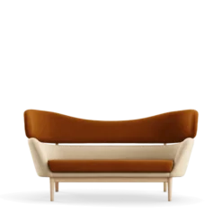 Baker sofa, eg klar olie af Finn Juhl