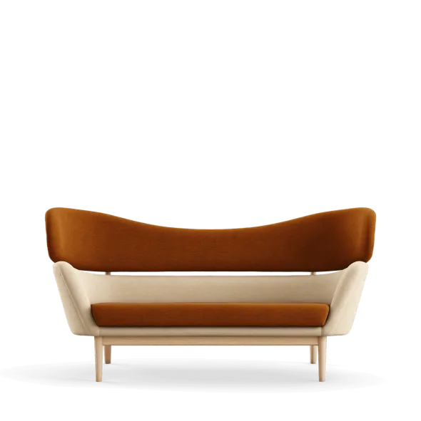 Baker sofa, eg klar olie af Finn Juhl