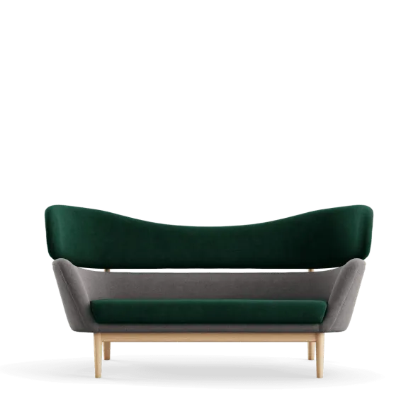 Baker sofa, eg klar olie af Finn Juhl