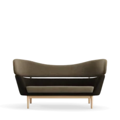 Baker sofa, eg klar olie af Finn Juhl