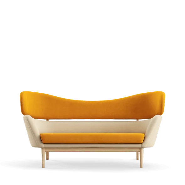 Baker sofa, eg klar olie af Finn Juhl