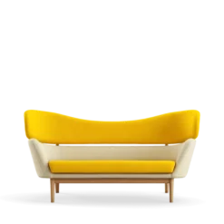 Baker sofa, eg olie af Finn Juhl