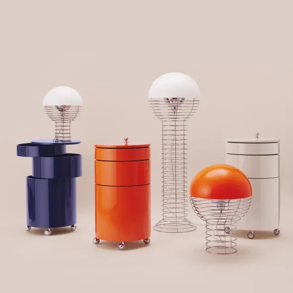 Barboy High-Gloss, Fresh Orange af Verner Panton