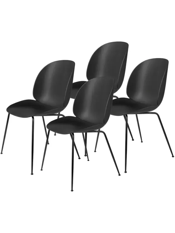 Beetle Chair, conic base 4 stk. fra GUBI