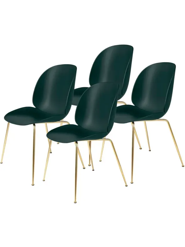 Beetle Chair, conic base 4 stk. fra GUBI