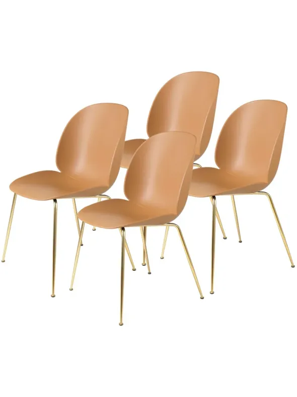Beetle Chair, conic base 4 stk. fra GUBI