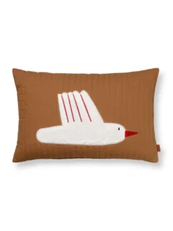Bird quiltet pude fra Ferm Living