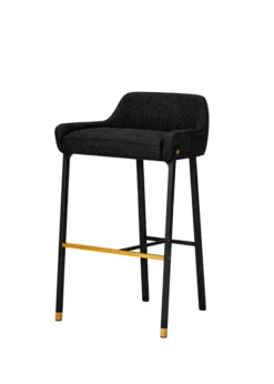 Blink Bar Stool SH750 Main Line Flax 28 Black sand/gold fra Stellar Works