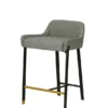 Blink Counter Stool SH610 Melange Nap 111 Black sand/gold fra Stellar Works