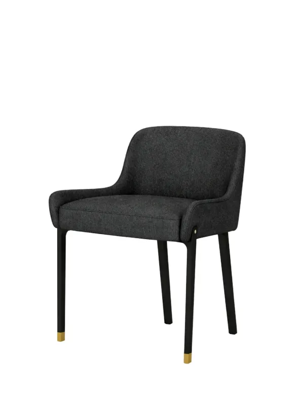 Blink Dining Chair Relate 181 Black sand/gold fra Stellar Works