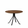 Blink sidebord Ø60 cm, valnød fra Stellar Works