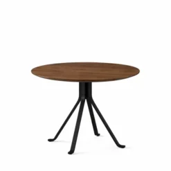 Blink sidebord Ø60 cm, valnød fra Stellar Works