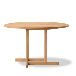 BM80 Shaker spisebord, rundt af Børge Mogensen
