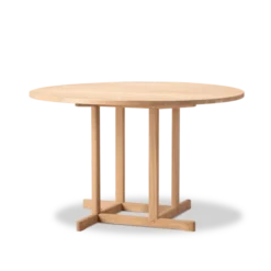 BM80 Shaker spisebord, rundt af Børge Mogensen