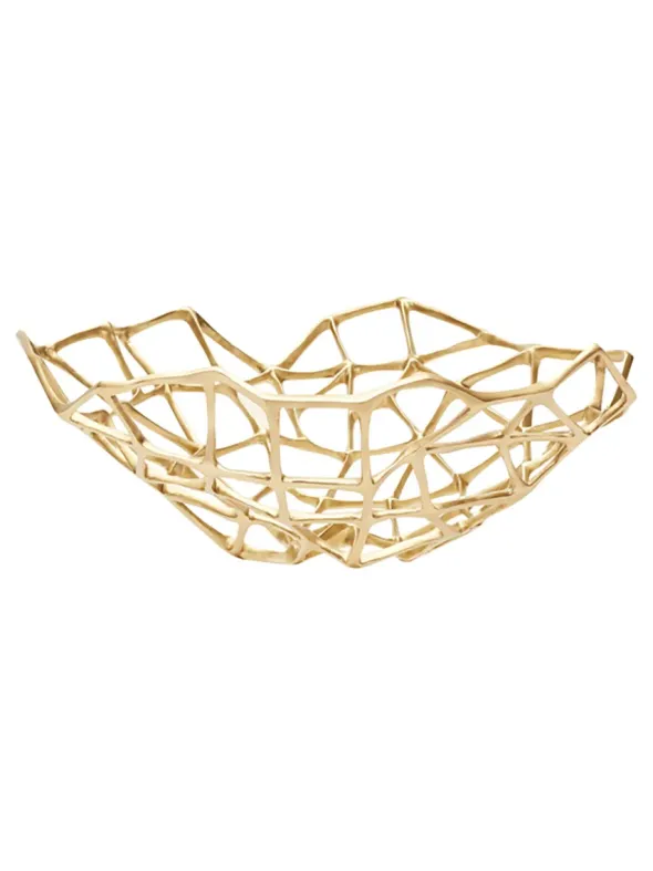 Bone Bowl Extra Large Brass fra Tom Dixon