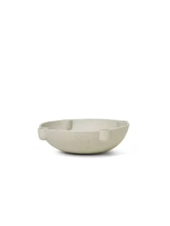 Bowl Candle Holder Ceramic, Large fra Ferm Living