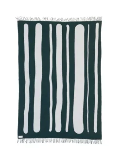 Brush Plaid, green/porcelain fra raawii