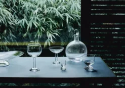 Bubble Glass Cocktail, plain top fra Louise Roe