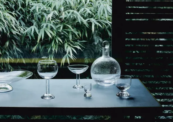 Bubble Glass Cocktail, plain top fra Louise Roe