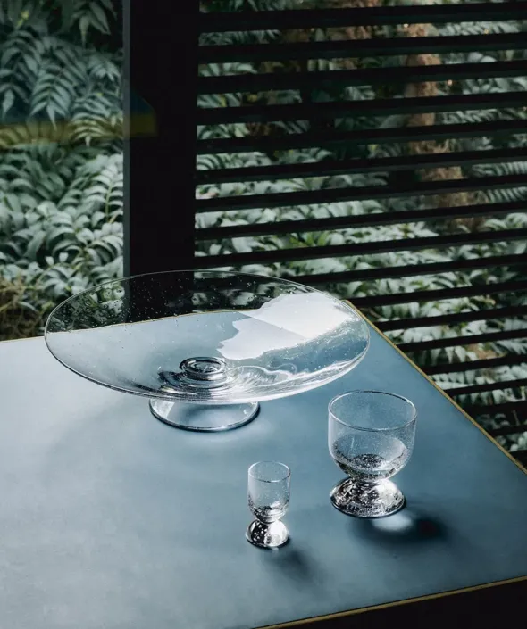 Bubble Glass Grape Tray fra Louise Roe