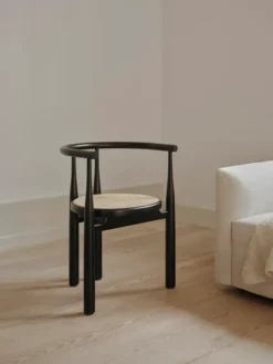 Bukowski Chair m. Fransk Flet, sort fra New Works