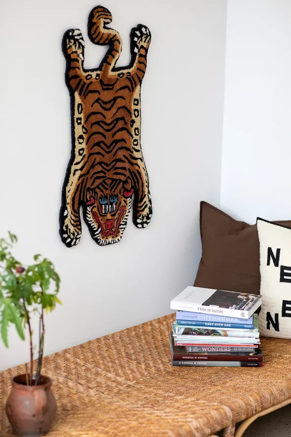 Burma Tiger Rug, Baby fra Bongusta