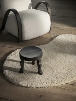 Buur Lounge Chair, nordic bouclé fra Ferm Living