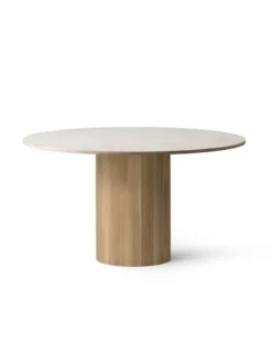 Cabin bord Ø130, beige marmor fra Vipp