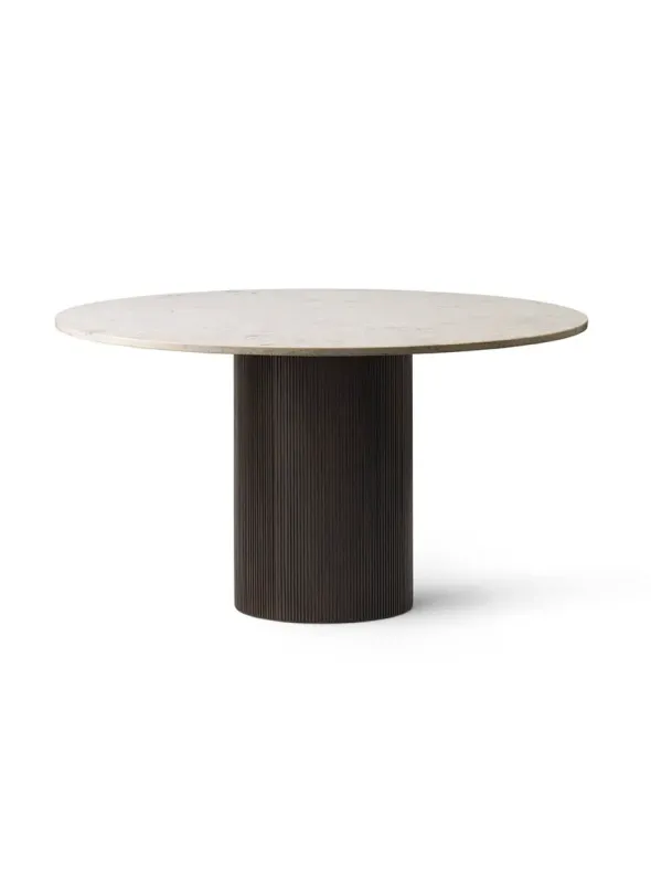 Cabin bord Ø130, beige marmor fra Vipp