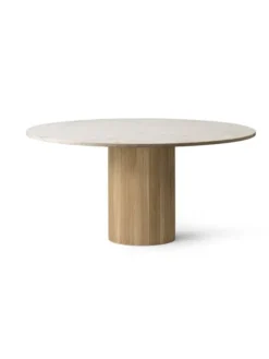 Cabin bord Ø150, beige marmor fra Vipp